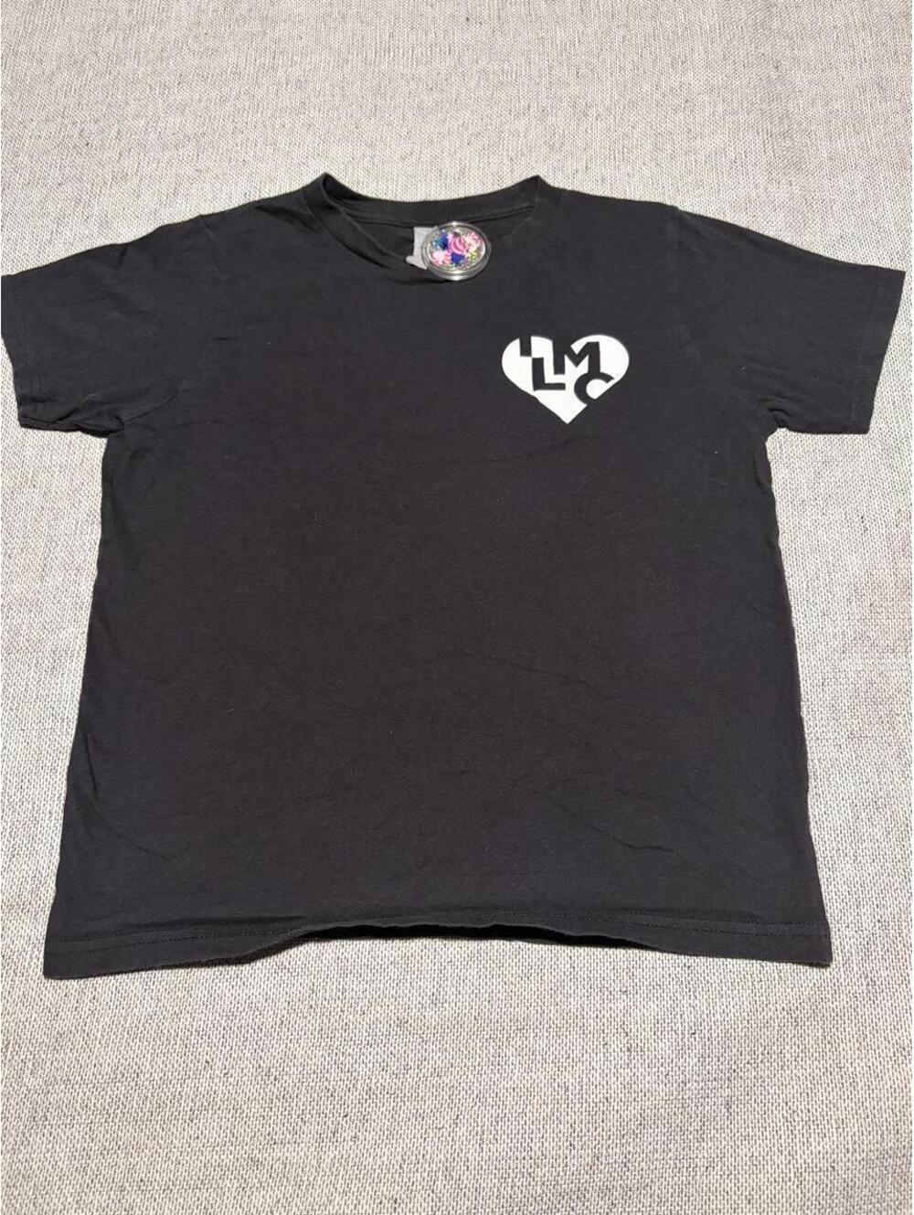I Love My Church Black T-Shirt - L (10-12) - 0392